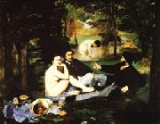 Edouard Manet dejeuner sur l'herbe(the Picnic oil painting artist